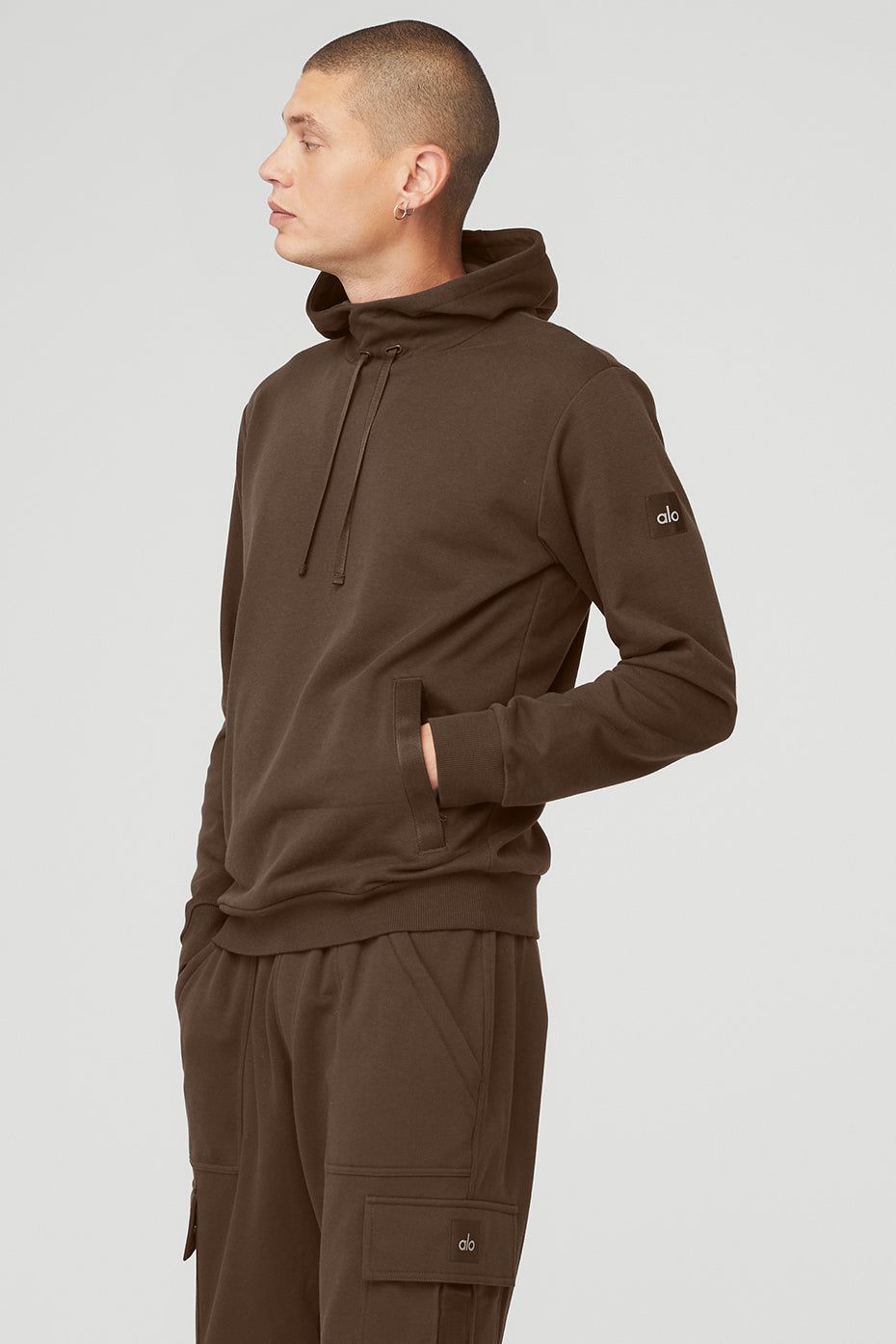 Highline Hoodie - Espresso sold by Alo Yoga product image thumbnail 3