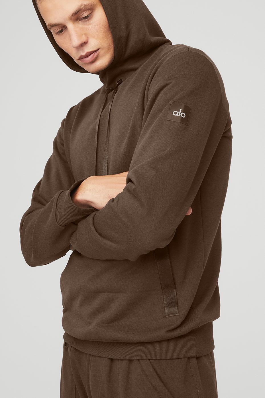 Highline Hoodie - Espresso sold by Alo Yoga product image thumbnail 4