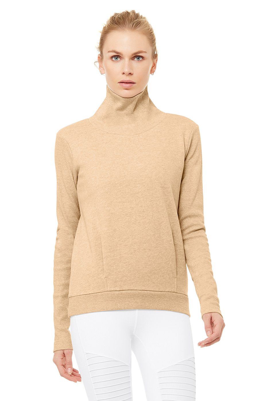 Clarity Long Sleeve - Putty Heather sold by Alo Yoga product image thumbnail 2