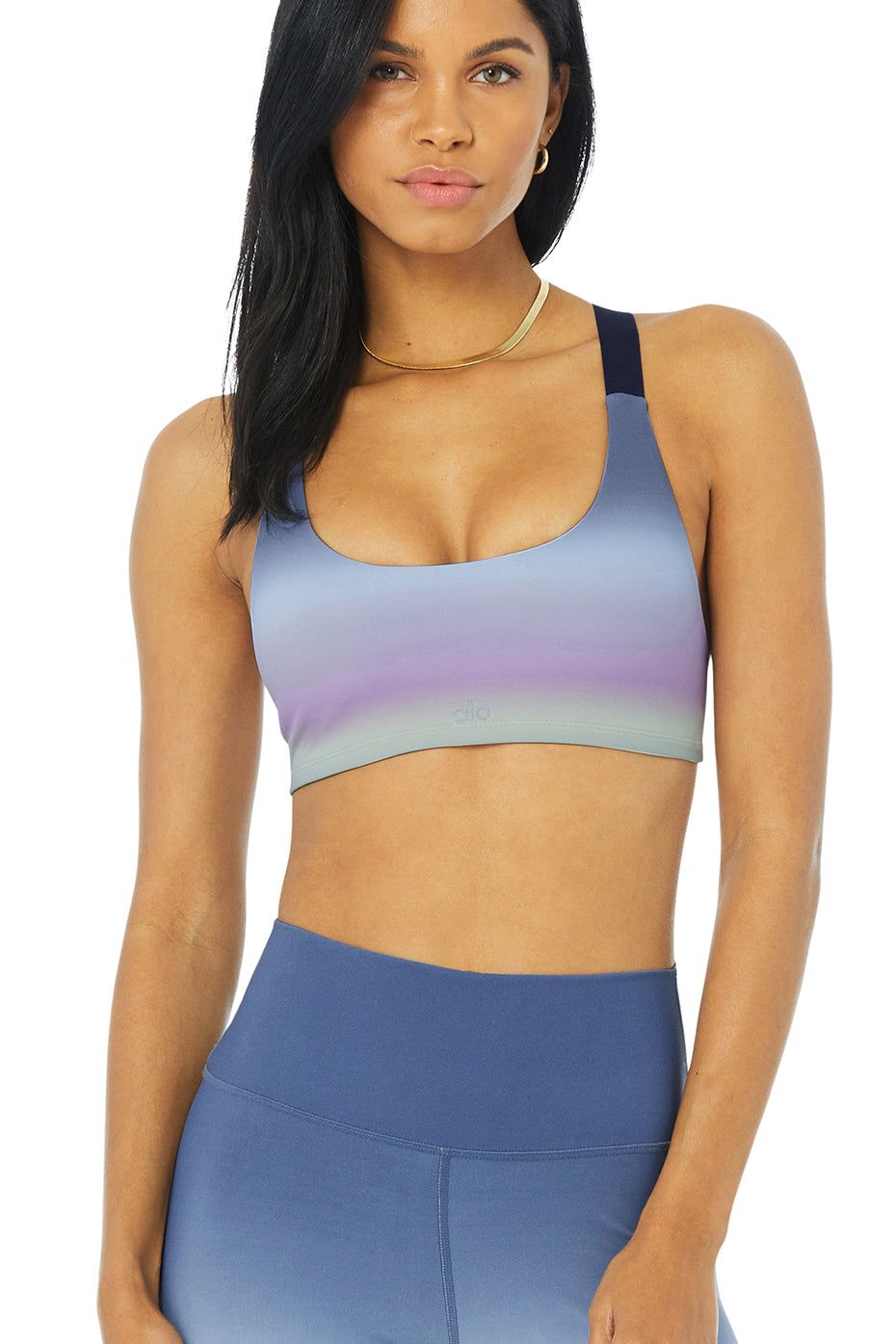 Vapor Gradient Dusk Take Charge Bra - Dusk Sky sold by Alo Yoga product image thumbnail 4