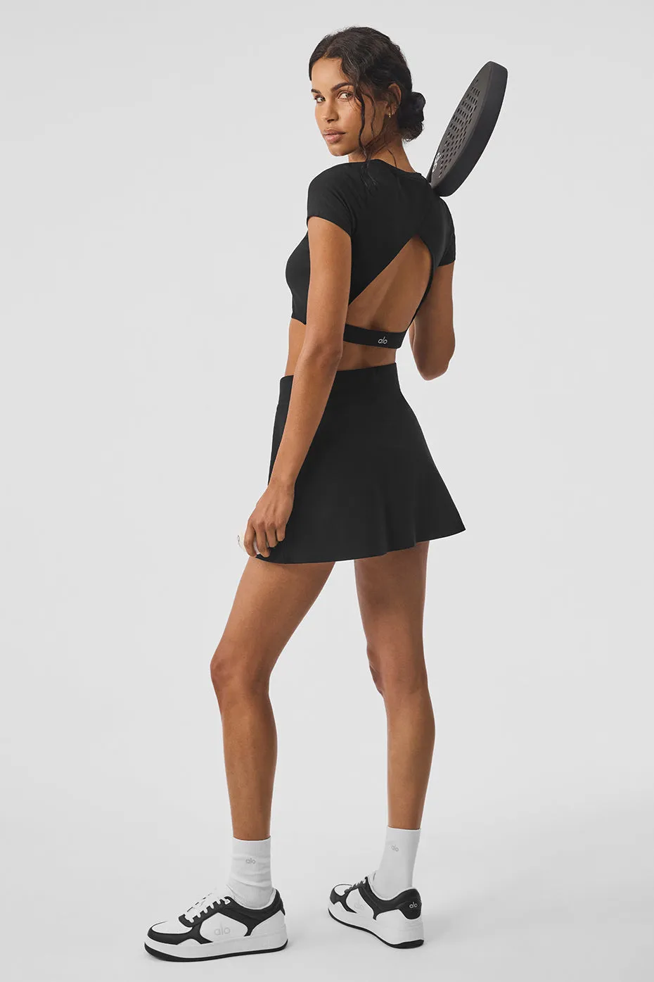 Alosoft Backspin Skirt - Black sold by Alo Yoga product image thumbnail 4