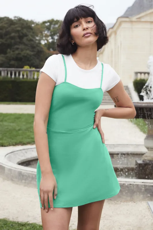 Alosoft Courtside Tennis Dress - Lettuce sold by Alo Yoga