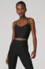 Airlift Double Check Bra Tank - Black sold by Alo Yoga