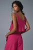 Striped Mesh Tropical Nights Tank - Pink Summer Crush sold by Alo Yoga
