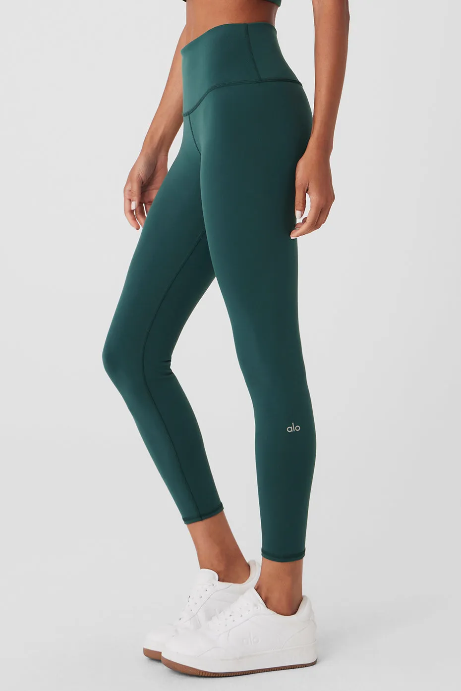 7/8 High-Waist Airbrush Legging - Midnight Green sold by Alo Yoga product image thumbnail 3