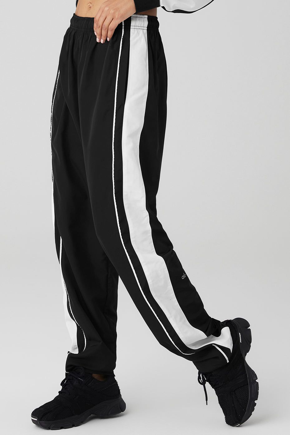 Racetrack Pant - Black/White sold by Alo Yoga product image thumbnail 4