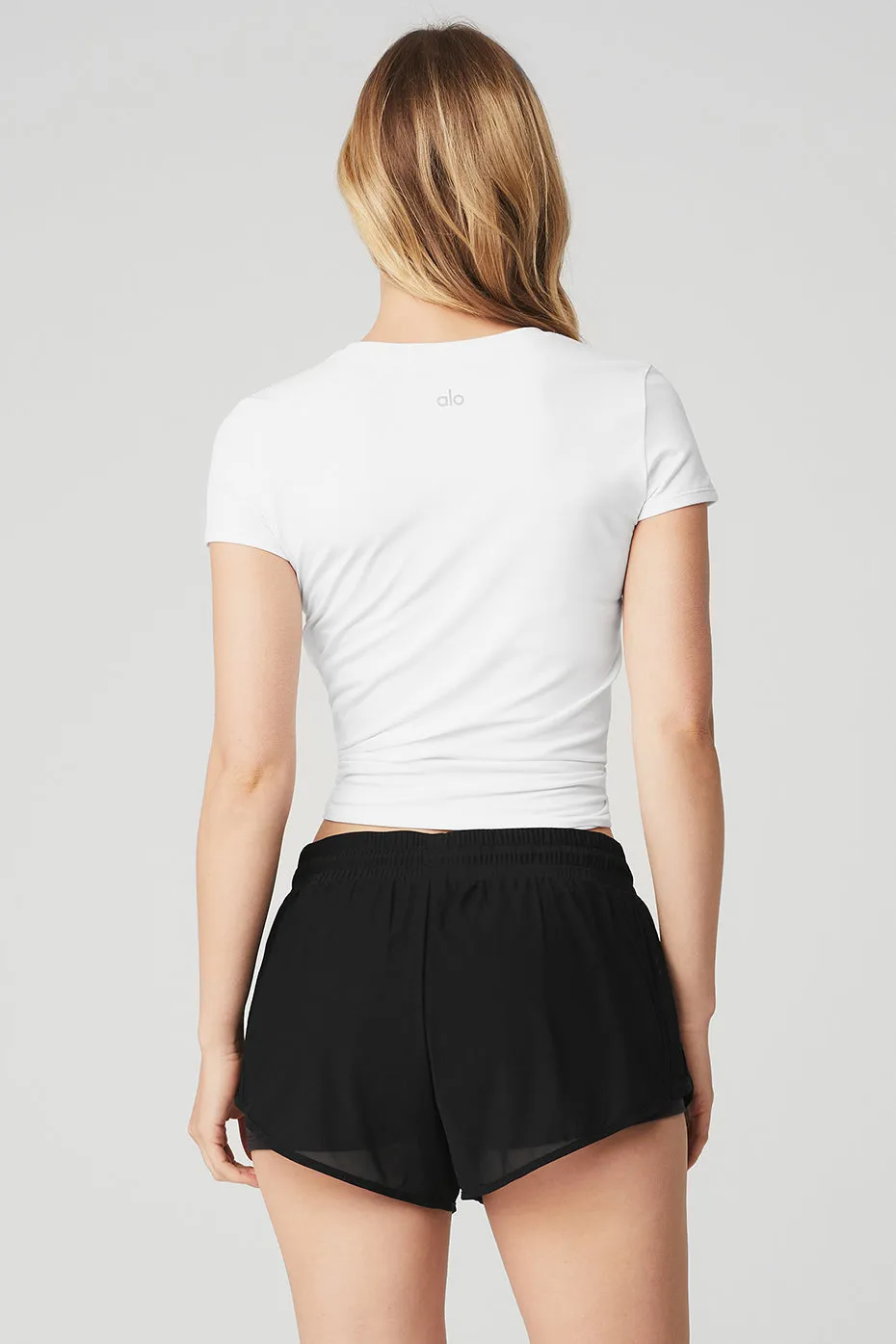 Alosoft Finesse Tee - White sold by Alo Yoga product image thumbnail 2