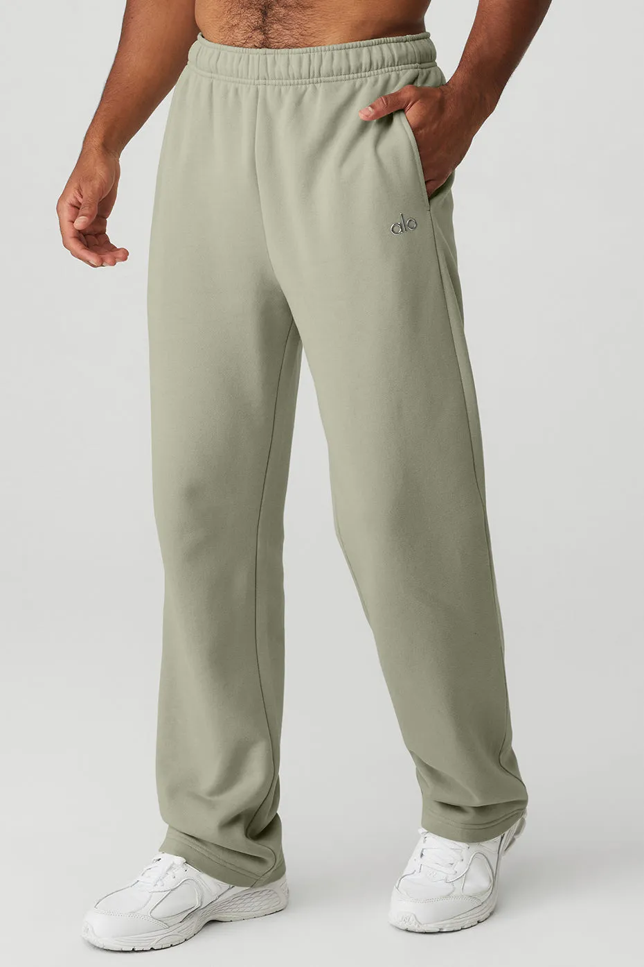 Accolade Straight Leg Sweatpant - Limestone sold by Alo Yoga product image thumbnail 3