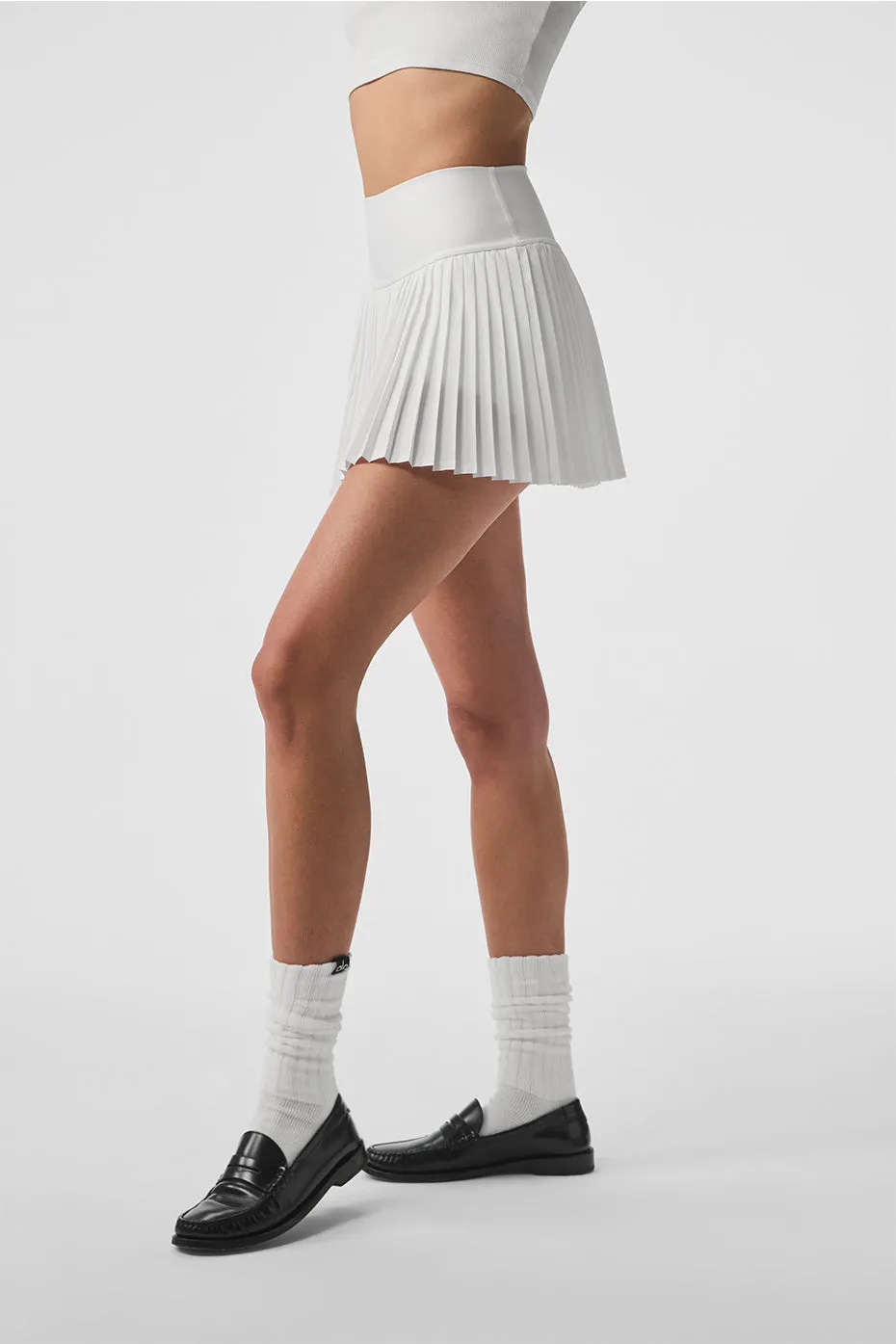 Grand Slam Tennis Skirt - White sold by Alo Yoga product image thumbnail 3