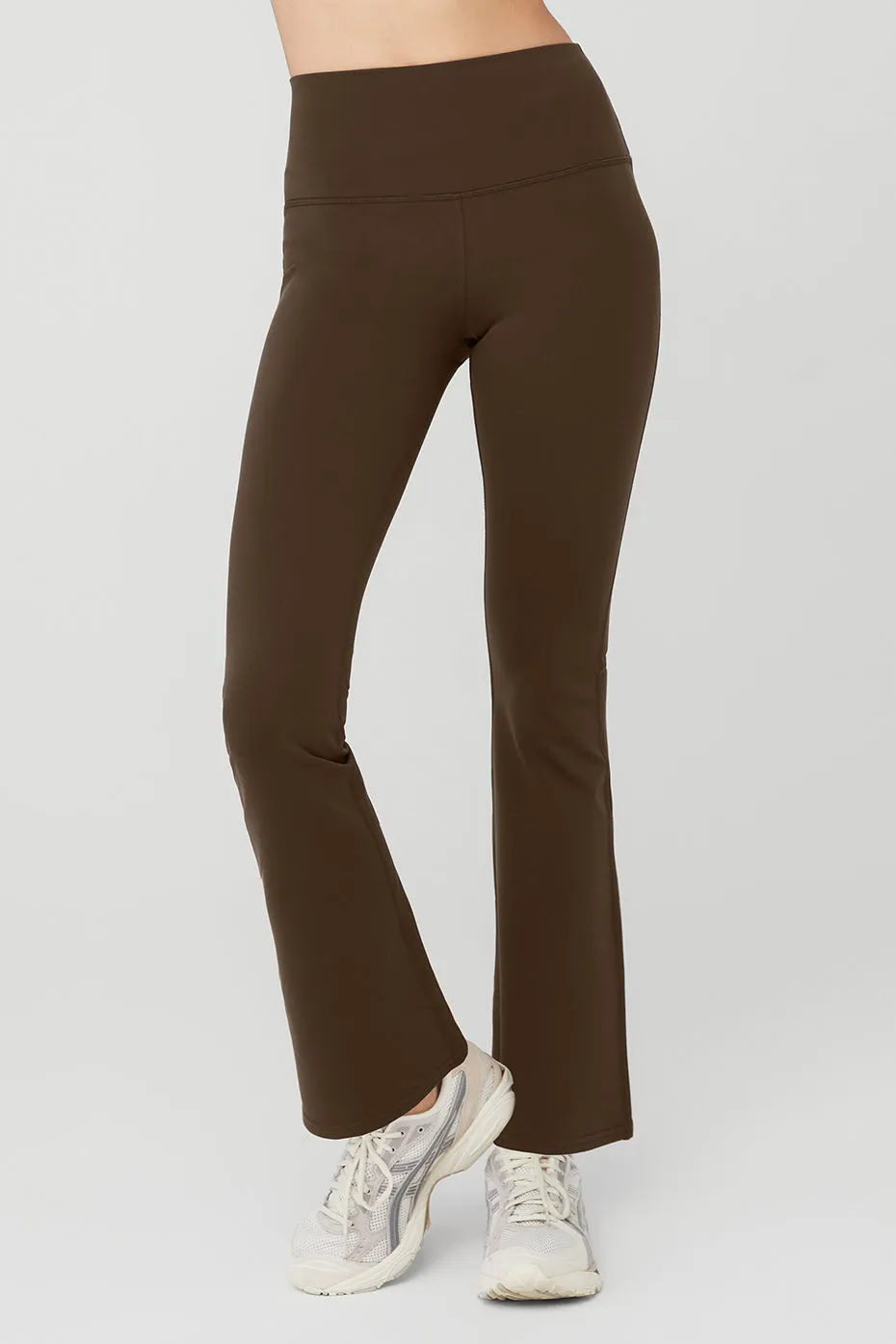 Airbrush High-Waist 7/8 Bootcut Legging - Espresso sold by Alo Yoga