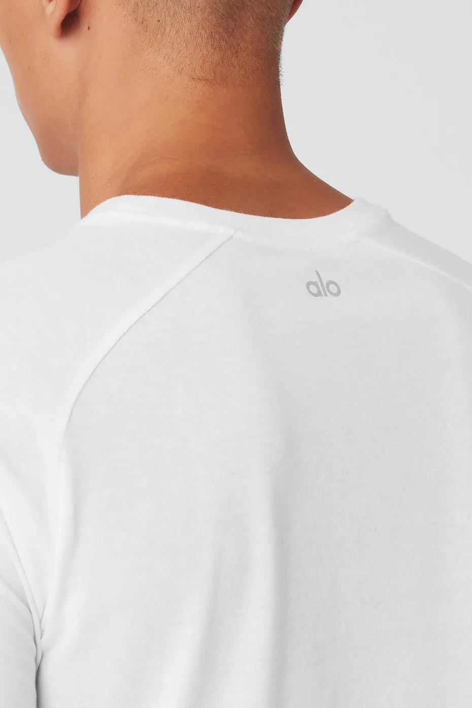 Triumph Raglan Tee - White sold by Alo Yoga product image thumbnail 4