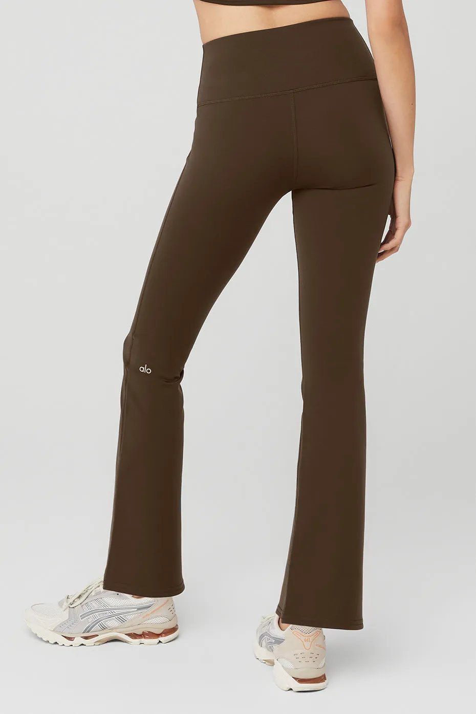 Airbrush High-Waist 7/8 Bootcut Legging - Espresso sold by Alo Yoga product image thumbnail 2