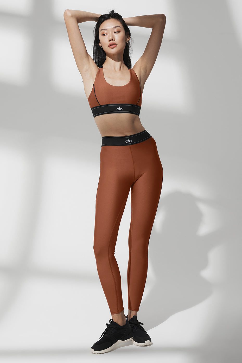 Airlift High-Waist Suit Up Legging - Rust sold by Alo Yoga product image thumbnail 5