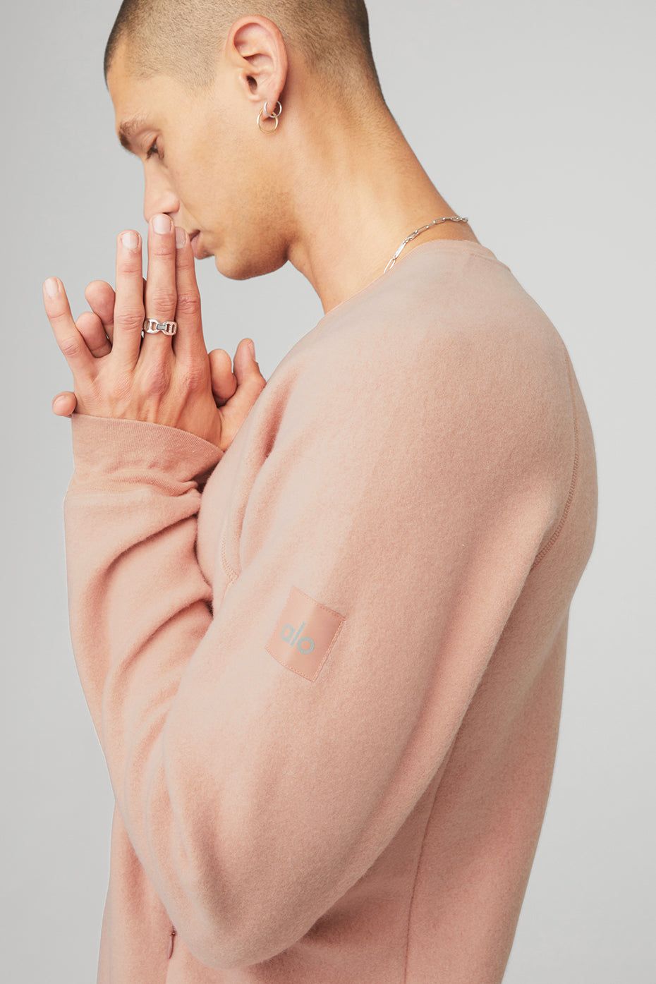 Triumph Crew Neck Sweatshirt - Soft Clay sold by Alo Yoga product image thumbnail 5