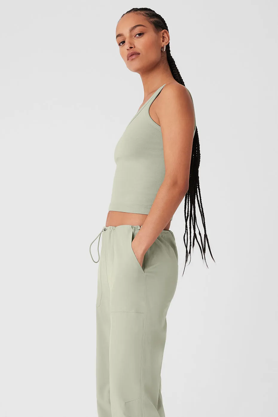 Seamless Chosen Tank - Limestone sold by Alo Yoga product image thumbnail 3