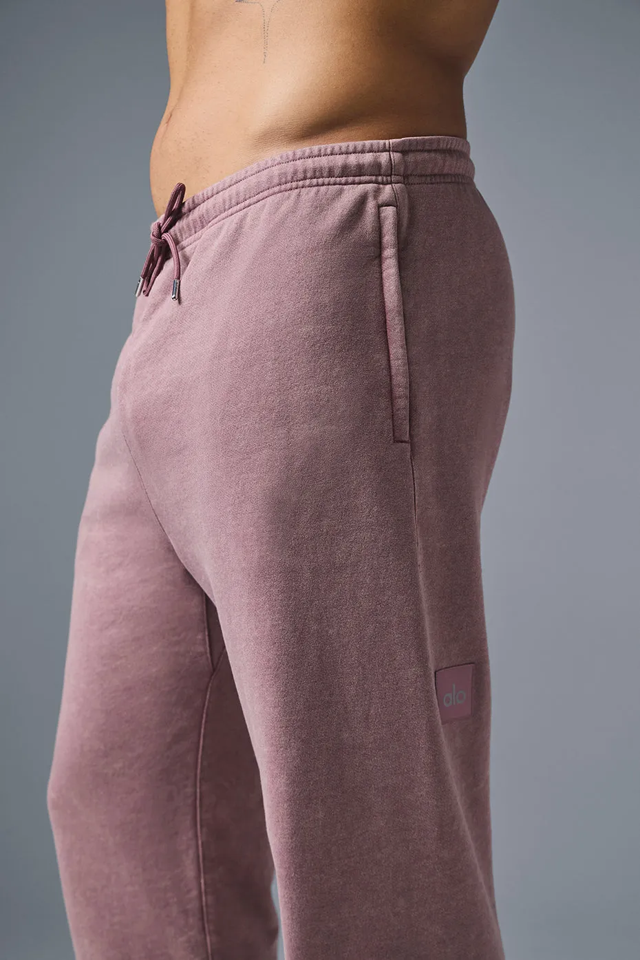 Chill Vintage Wash Sweatpant - Woodrose Wash sold by Alo Yoga product image thumbnail 4