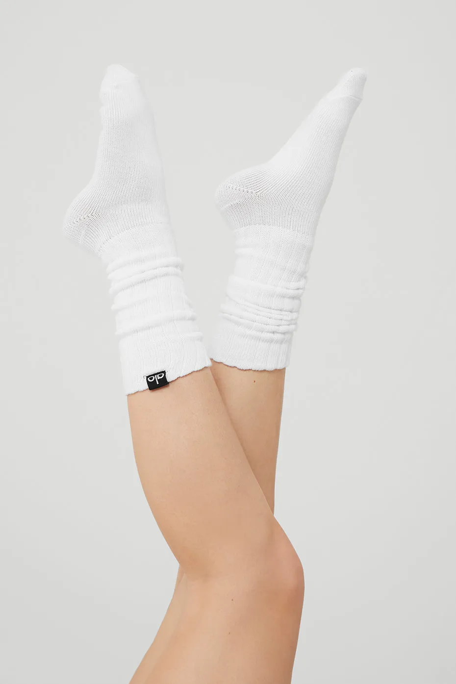 ALO | Scrunch Socks in White, Size: Medium sold by Alo Yoga product image thumbnail 2