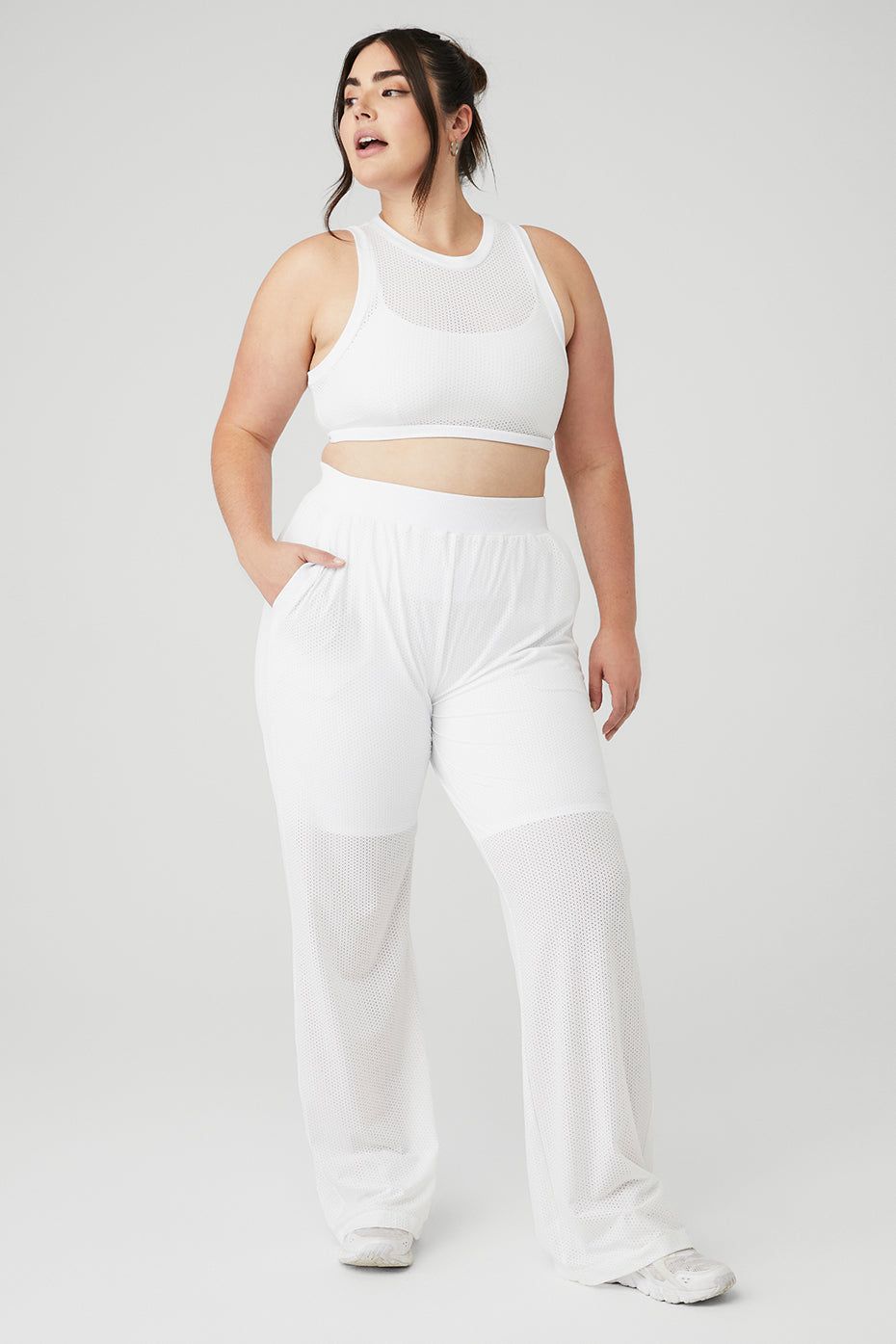 Mesh All-Star Bra Tank & Mesh All-Star Wide Leg Pant Set sold by Alo Yoga product image thumbnail 13