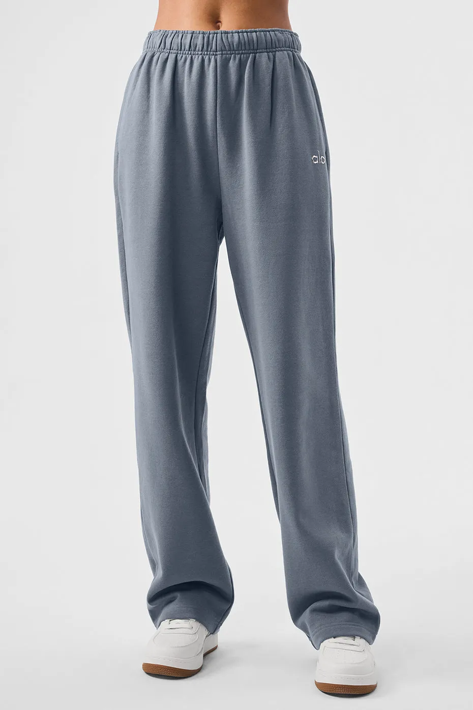 Accolade Straight Leg Sweatpant - Steel Grey sold by Alo Yoga