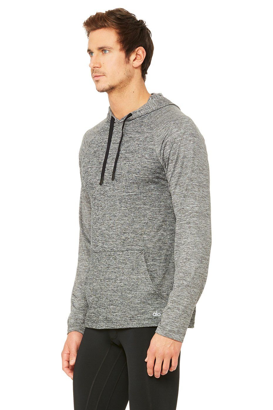 The Conquer Hoodie - Grey Marl sold by Alo Yoga product image thumbnail 3