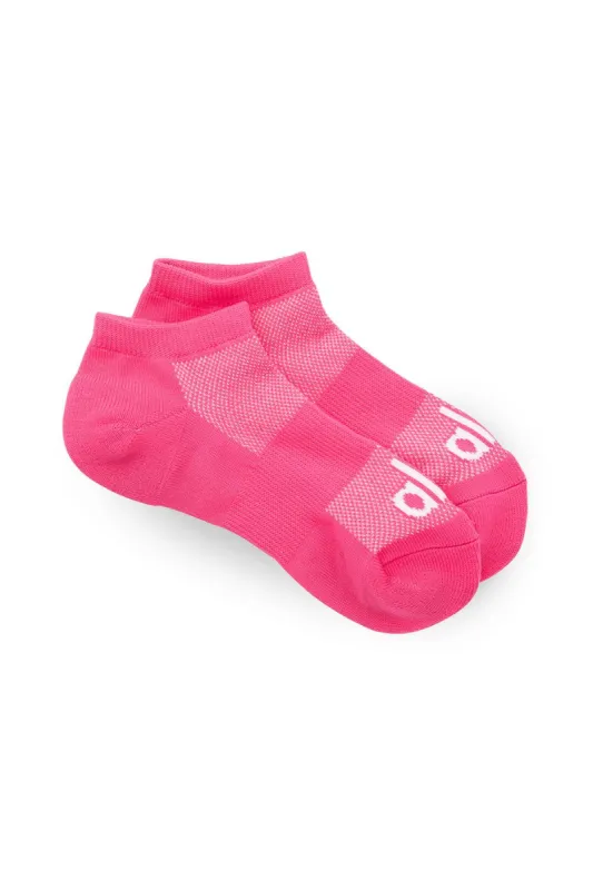 Women's Everyday Sock - Hot Pink/White sold by Alo Yoga