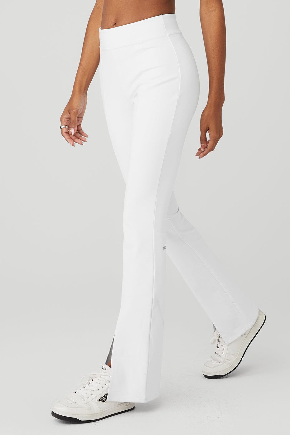 Airbrush High-Waist Flutter Legging - White sold by Alo Yoga product image thumbnail 3