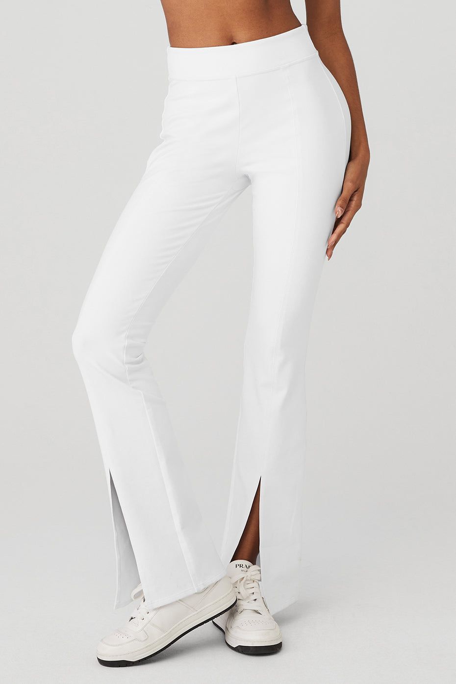 Airbrush High-Waist Flutter Legging - White sold by Alo Yoga