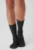 Women's Glitz And Glam Grip Sock - Black sold by Alo Yoga