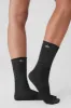 Women's Glitz And Glam Grip Sock - Black sold by Alo Yoga