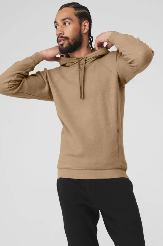 The Triumph Hoodie - Gravel sold by Alo Yoga