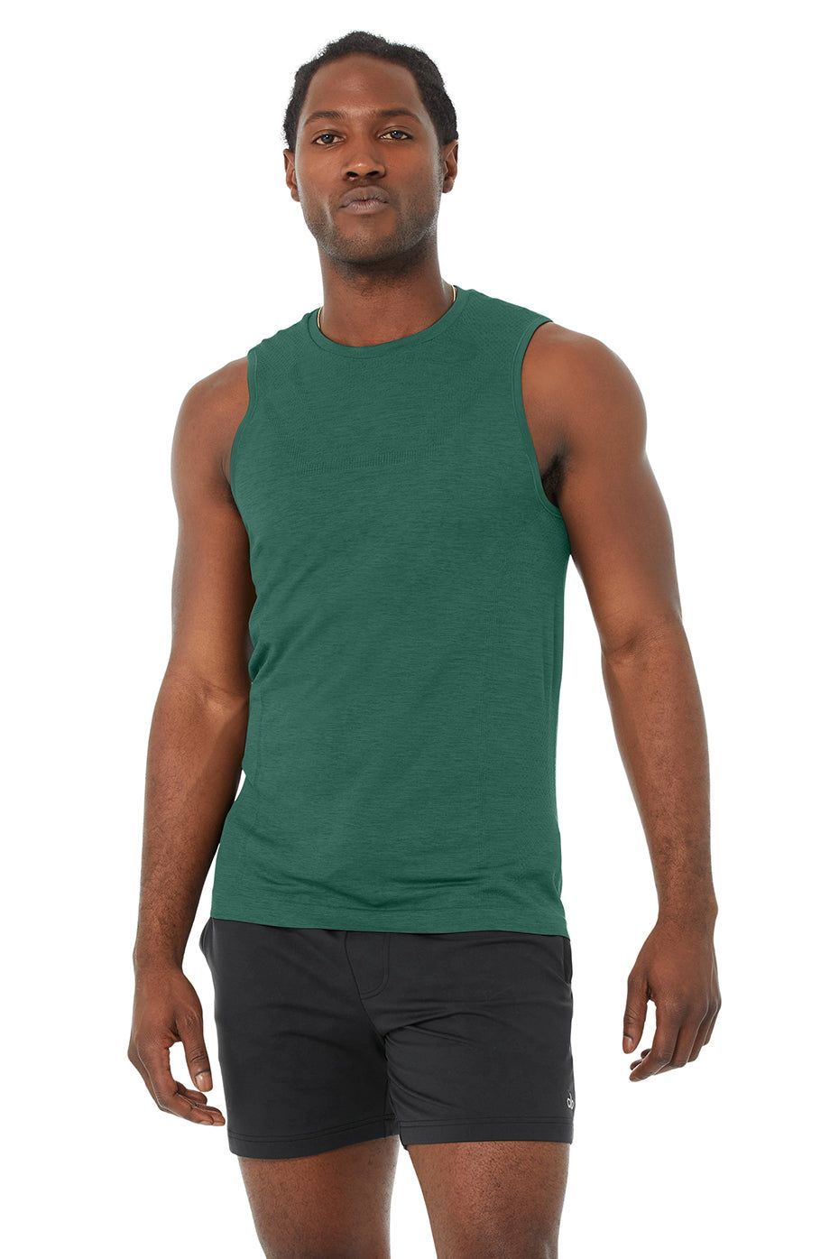 Amplify Seamless Muscle Tank - Dark Ivy sold by Alo Yoga