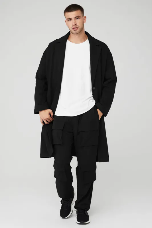 VIP Blazer Trench - Black sold by Alo Yoga