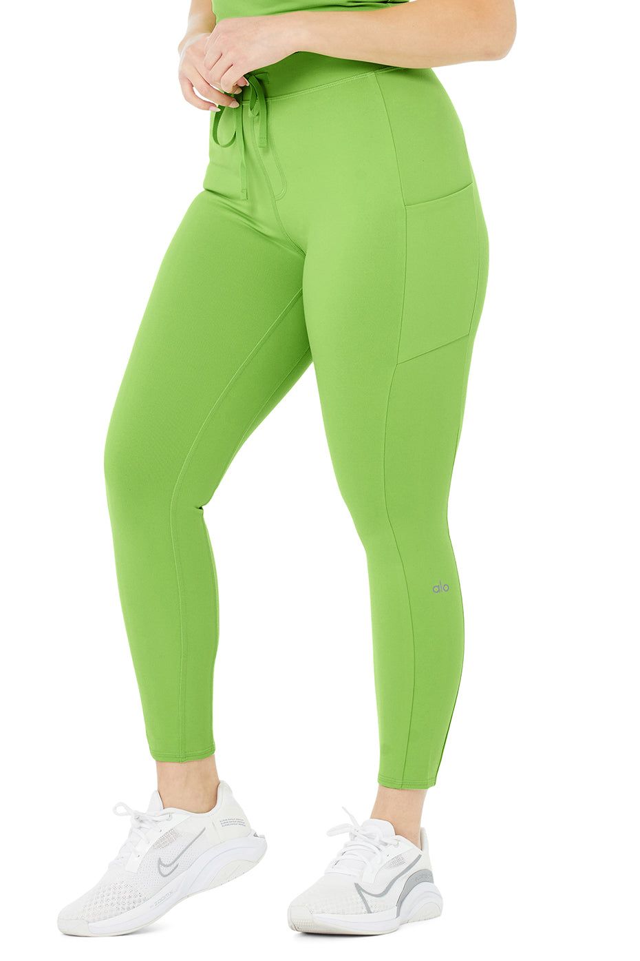 7/8 High-Waist Checkpoint Legging - Green Apple sold by Alo Yoga product image thumbnail 8