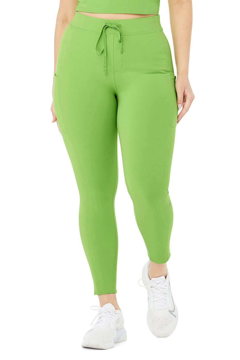 7/8 High-Waist Checkpoint Legging - Green Apple sold by Alo Yoga product image thumbnail 6
