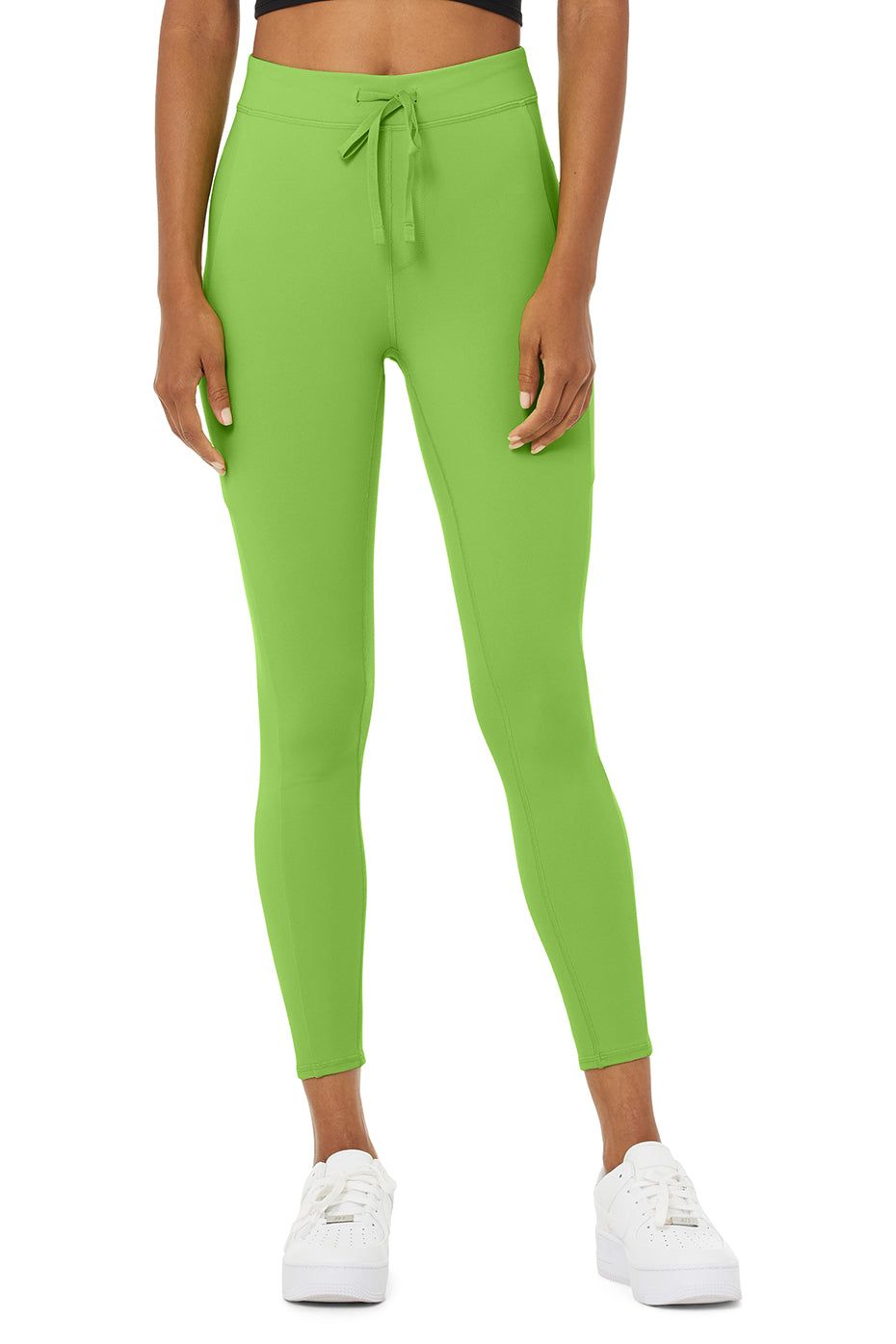 7/8 High-Waist Checkpoint Legging - Green Apple sold by Alo Yoga