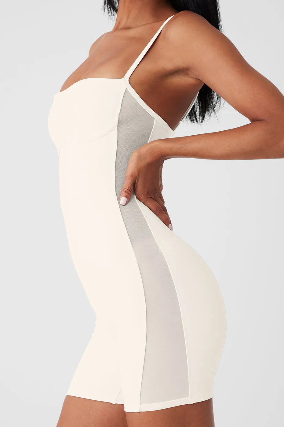 Airbrush Mesh Everlasting Onesie - Ivory sold by Alo Yoga product image thumbnail 4