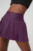 Grand Slam Tennis Skirt - Dark Plum sold by Alo Yoga