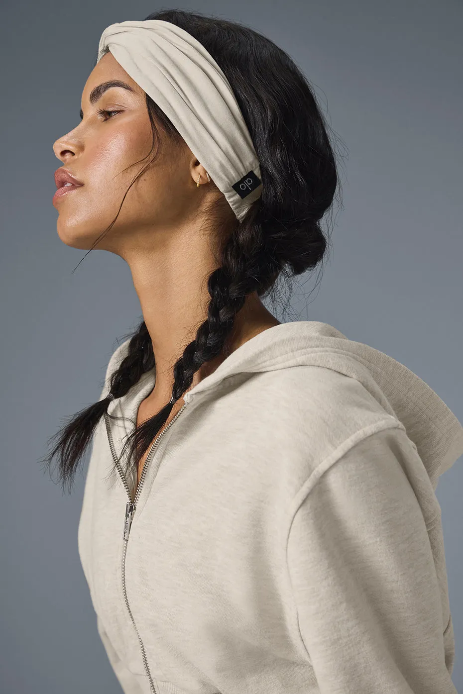Alosoft Headband - Oatmeal Heather sold by Alo Yoga product image thumbnail 4