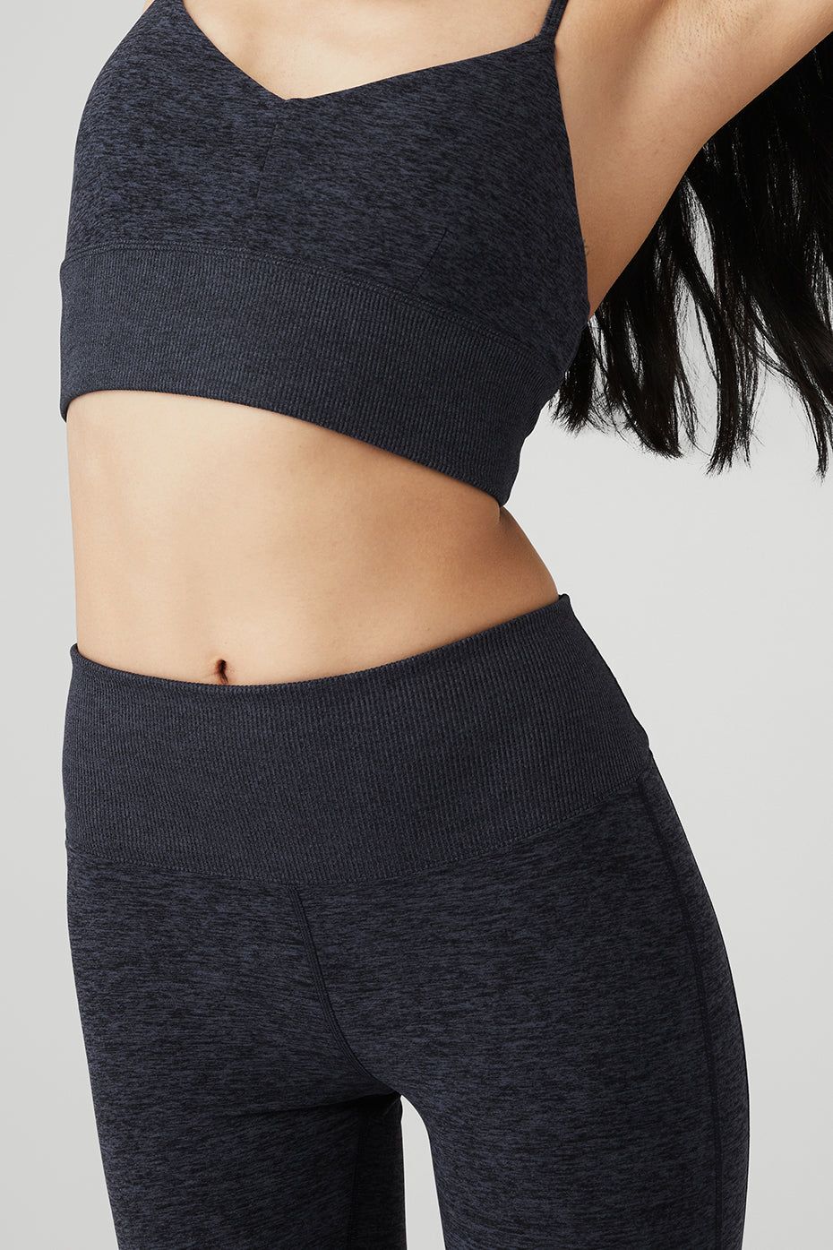 High-Waist Alosoft Lounge Legging - Rich Navy Heather sold by Alo Yoga product image thumbnail 4
