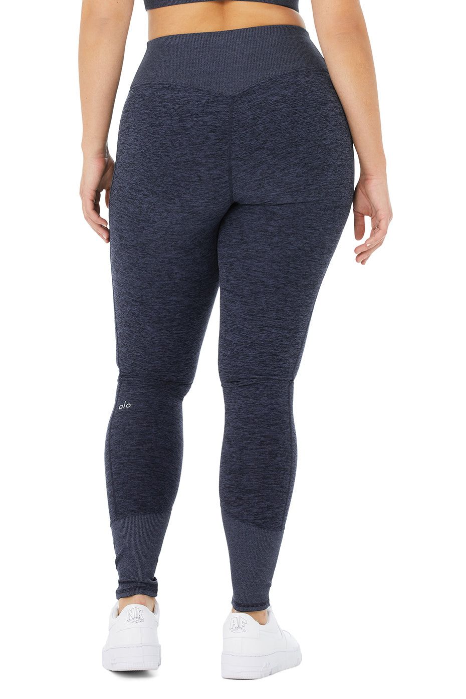 High-Waist Alosoft Lounge Legging - Rich Navy Heather sold by Alo Yoga product image thumbnail 6