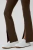Airbrush High-Waist Flutter Legging - Espresso sold by Alo Yoga