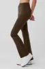 Airbrush High-Waist Flutter Legging - Espresso sold by Alo Yoga