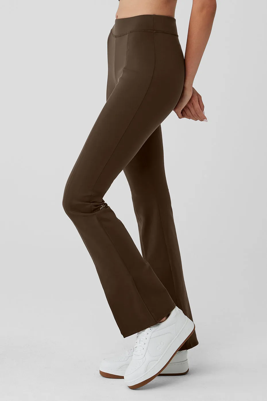 Airbrush High-Waist Flutter Legging - Espresso sold by Alo Yoga product image thumbnail 3