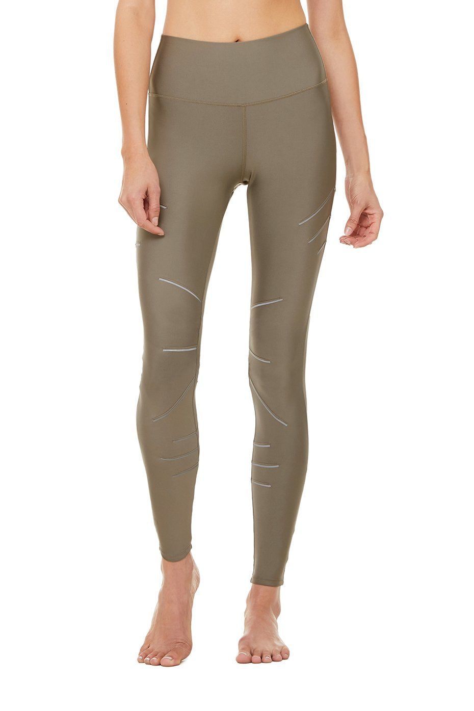 High-Waist Sequence Legging - Olive Branch sold by Alo Yoga