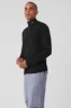 Conquer Reform Mock Neck Long Sleeve - Black sold by Alo Yoga