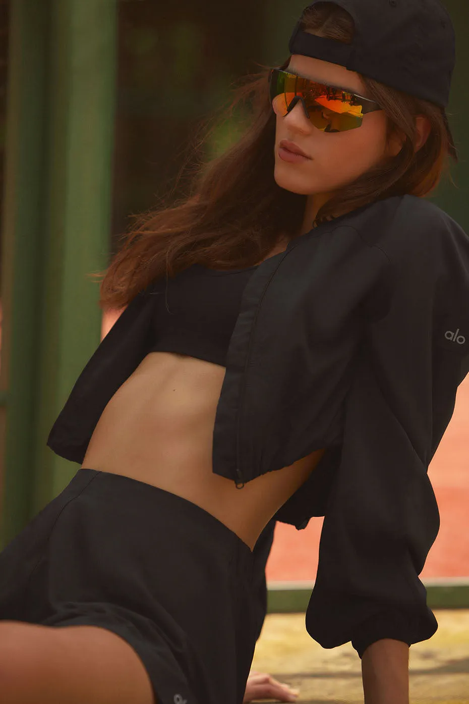Tiebreaker Jacket - Black sold by Alo Yoga