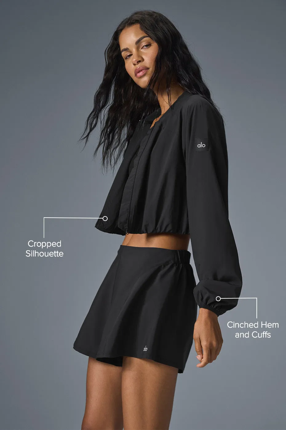 Tiebreaker Jacket - Black sold by Alo Yoga product image thumbnail 2