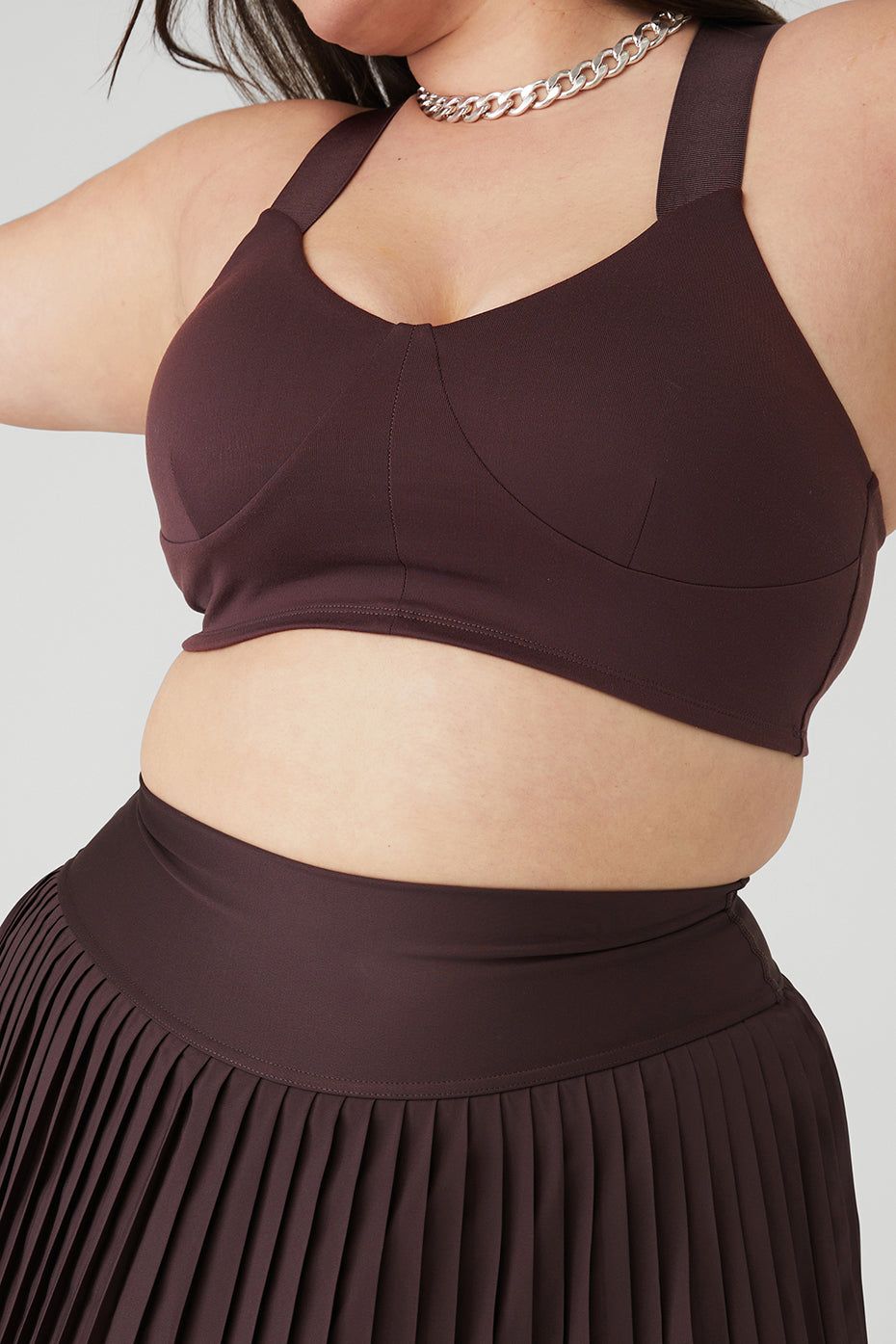 Airbrush Rev It Up Bra - Raisin sold by Alo Yoga product image thumbnail 8