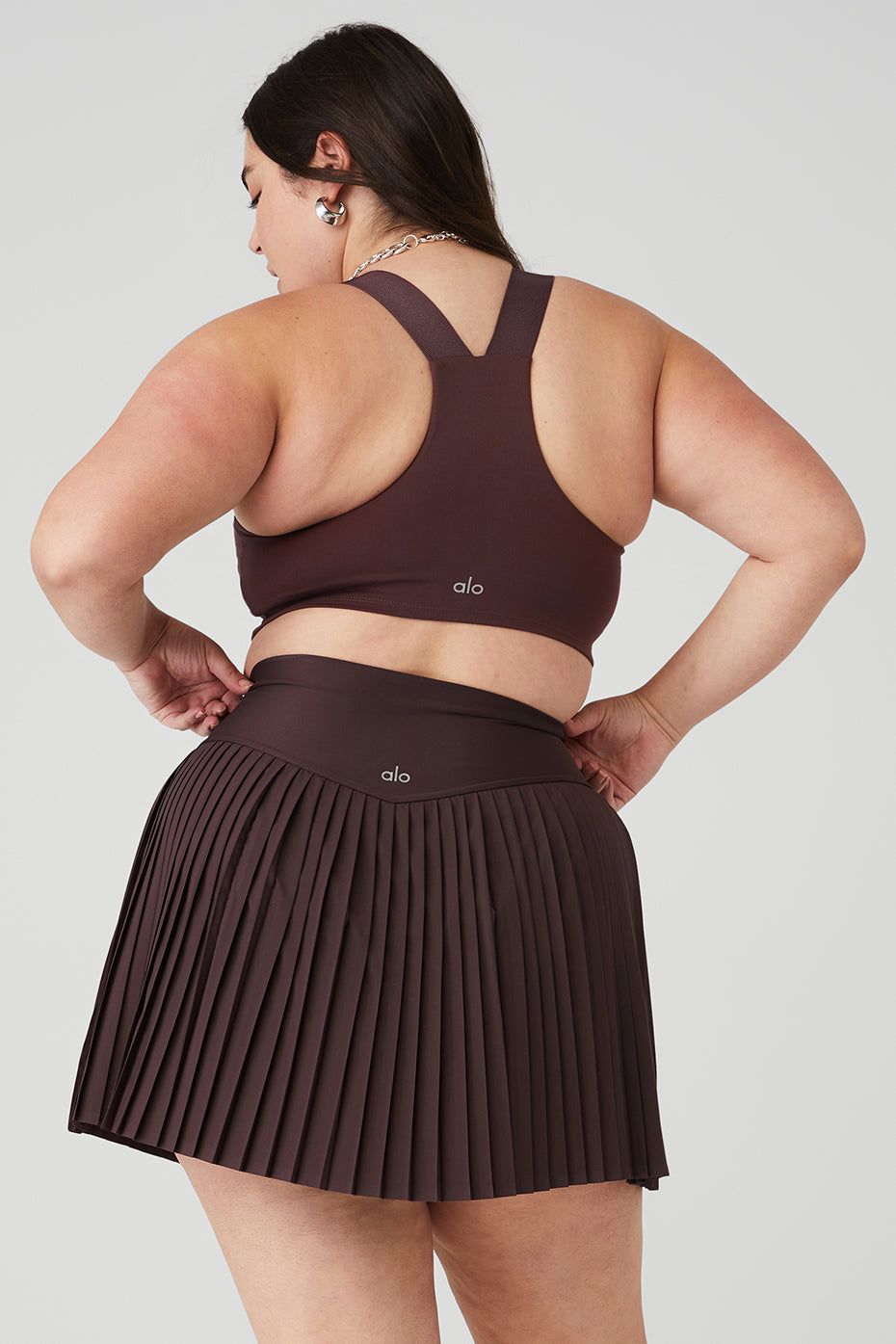 Airbrush Rev It Up Bra - Raisin sold by Alo Yoga product image thumbnail 7