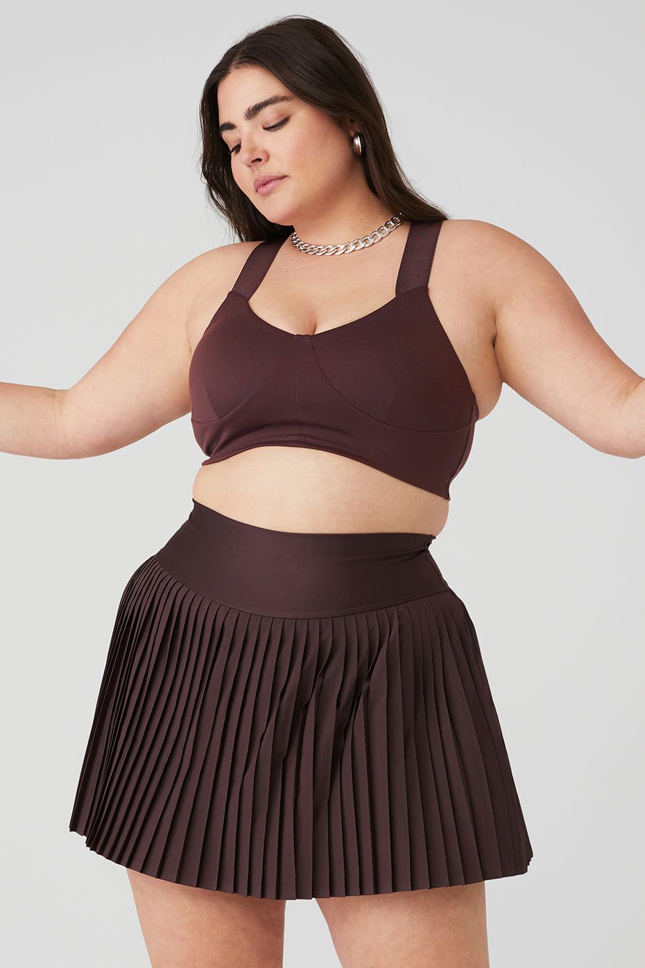 Airbrush Rev It Up Bra - Raisin sold by Alo Yoga product image thumbnail 5